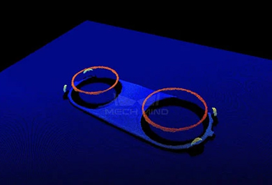 厚度仅为0.68 mm的工件