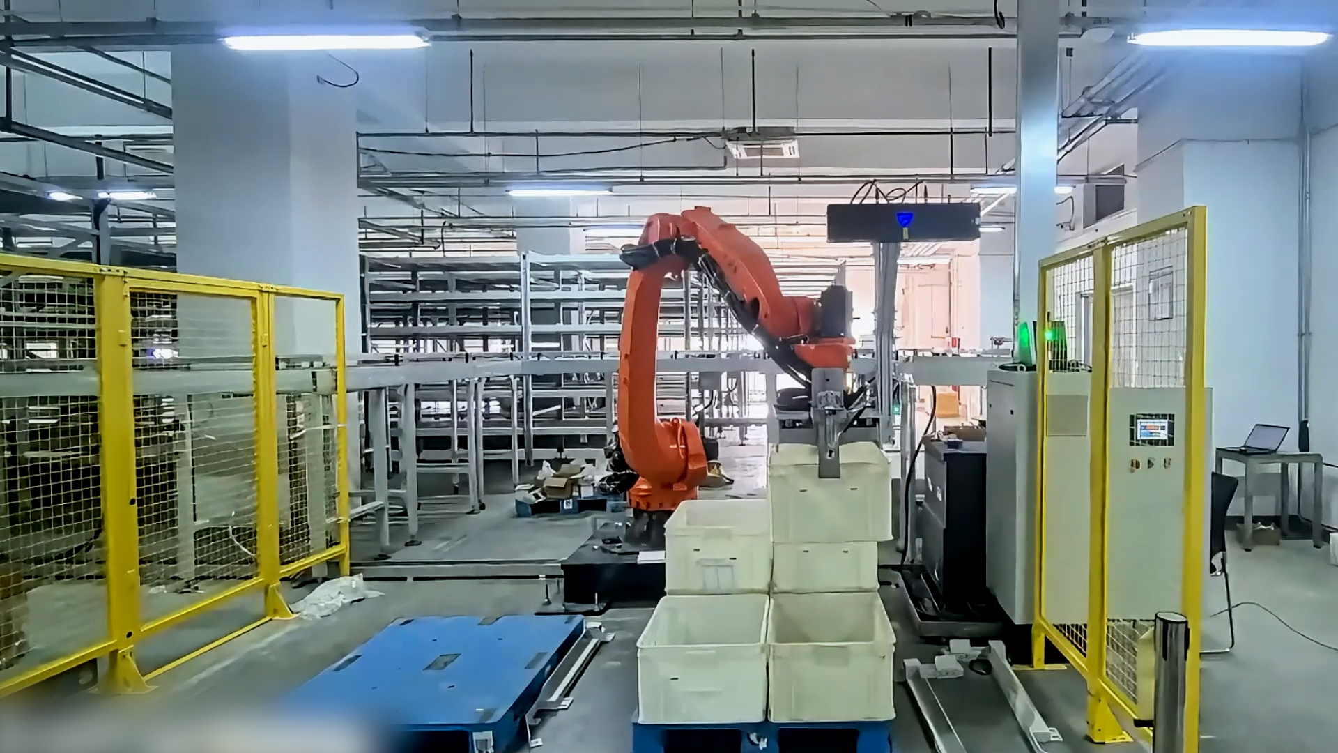 迁移科技3D工业相机实战：毫米级精度赋能智能拆垛