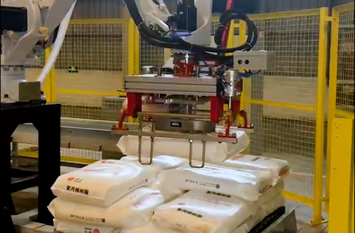 See How 3D Vision Ensures Stable Bag Depalletizing